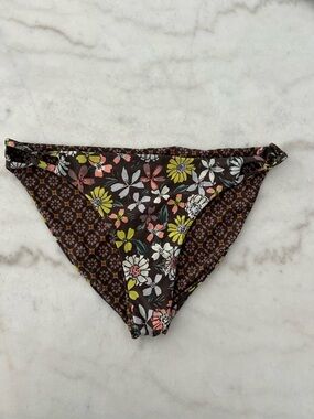 Volcom Reversible Women’s Floral Bikini Bottoms - Brown/Multi